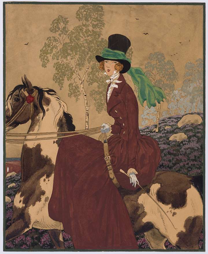 Sidesaddle: Design for the Cover of Vogue